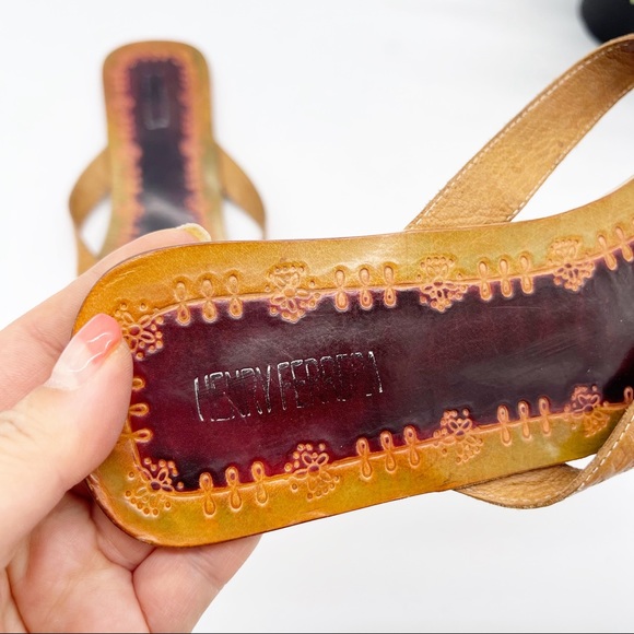 HENRY FERRERA Leather Bohemian FlipFlops - Picture 4 of 5